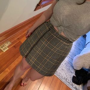 Abercrombie Plaid Mini Skirt